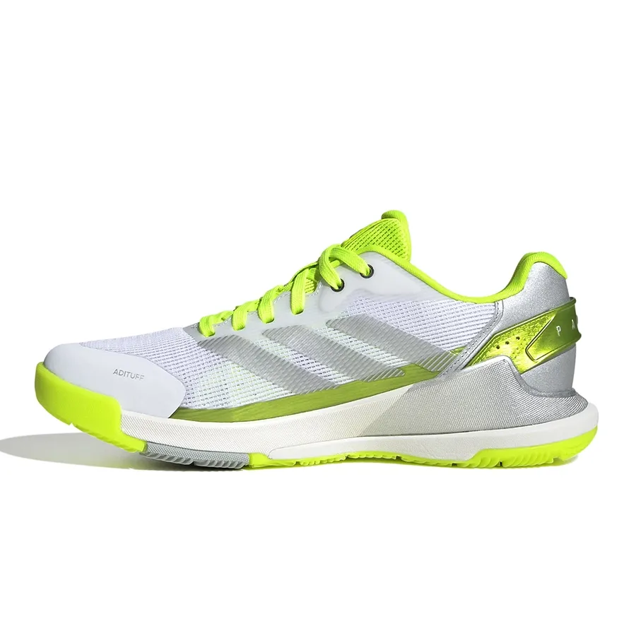 Imagen 3 de 8 de Zapatillas adidas Crazyquick Ls-PLATA/VERDE FLUOR
