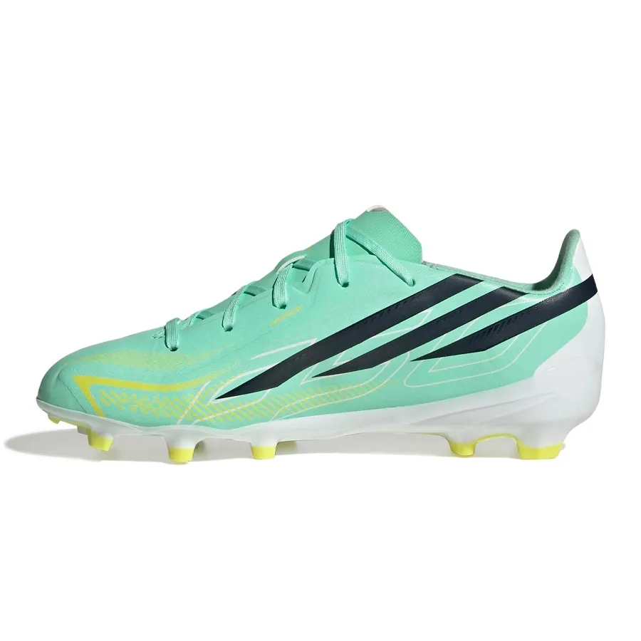 Imagen 1 de 7 de Botines adidas F50 Hyperfast League Fg-TURQUESA-NEGRO-AMARILLO-FLUOR