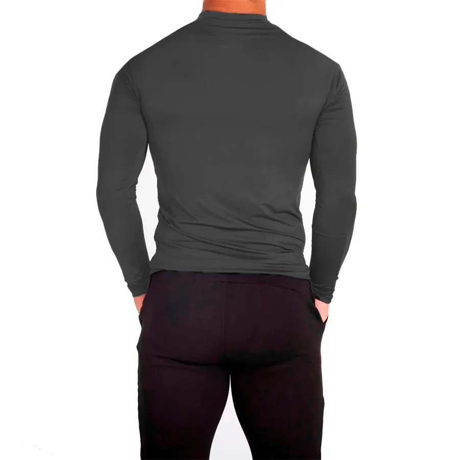 Imagen 1 de 2 de Remera Térmica Kappa Soccer-GRIS
