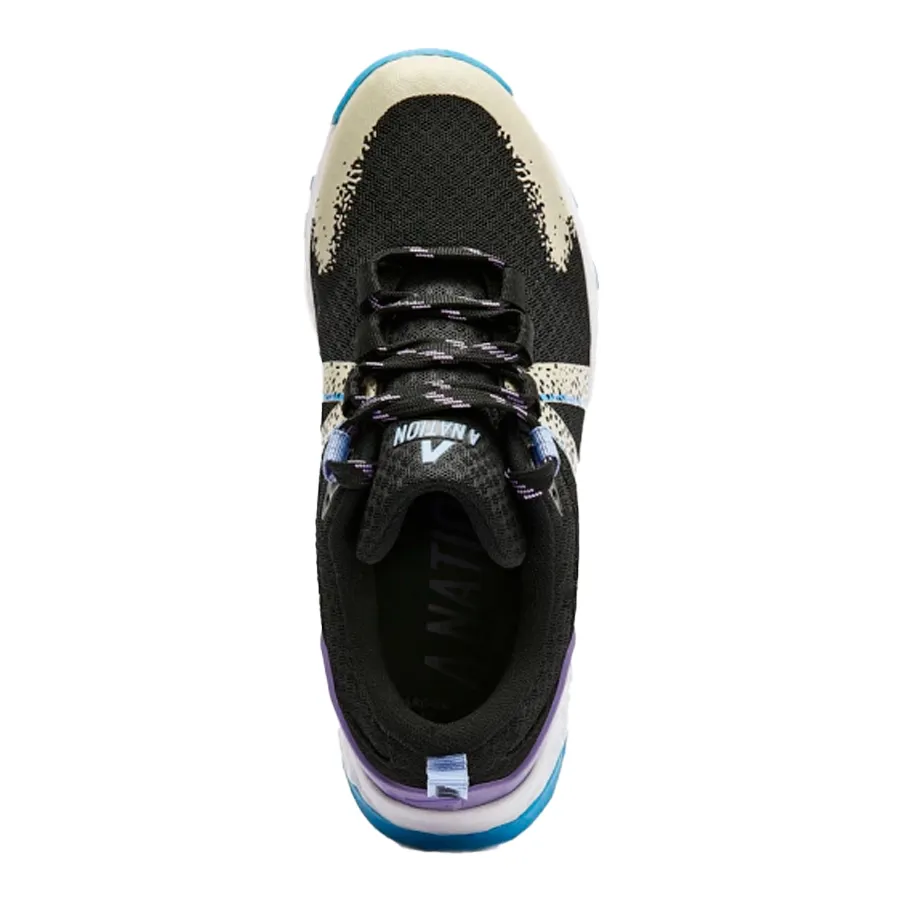 Imagen 3 de 5 de Zapatillas A Nation Cross Field-NEGRO/VIOLETA/BEIGE