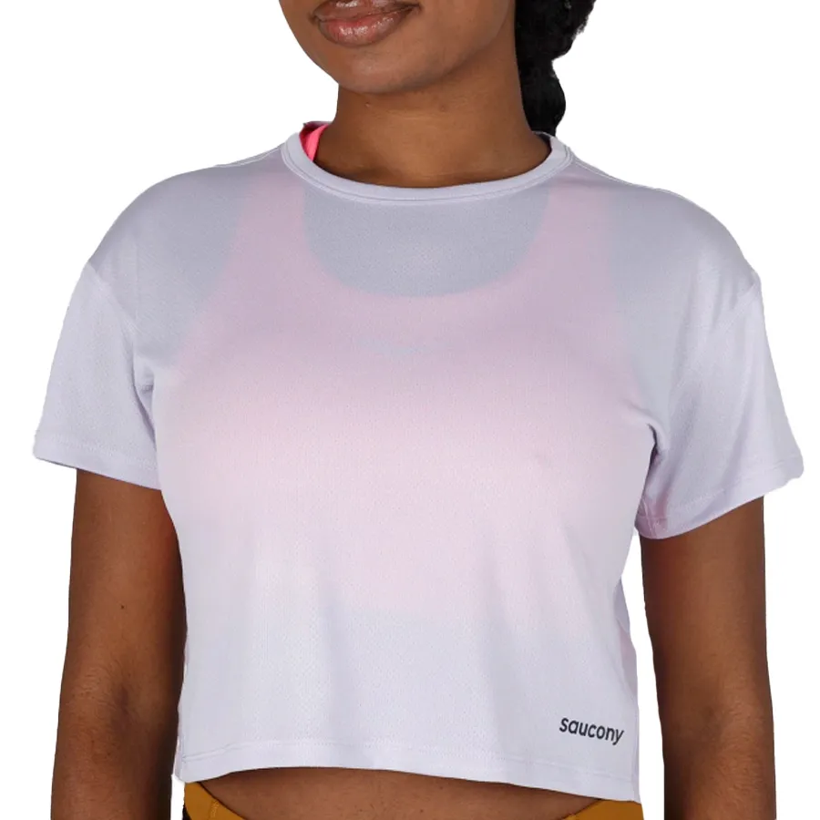 Imagen 2 de 4 de Remera Saucony Elevate Short Sleeve-LILA