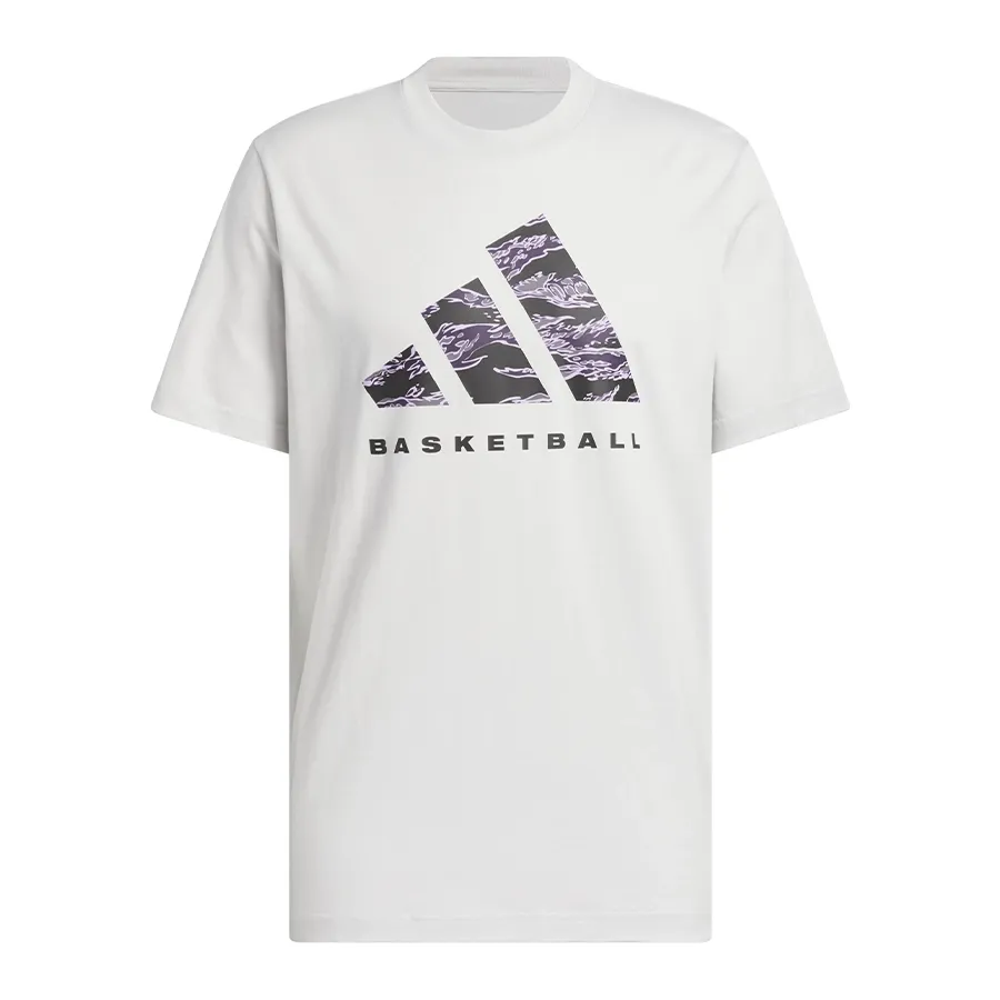 Imagen 2 de 5 de Remera adidas Gráfica de baloncesto-GRIS