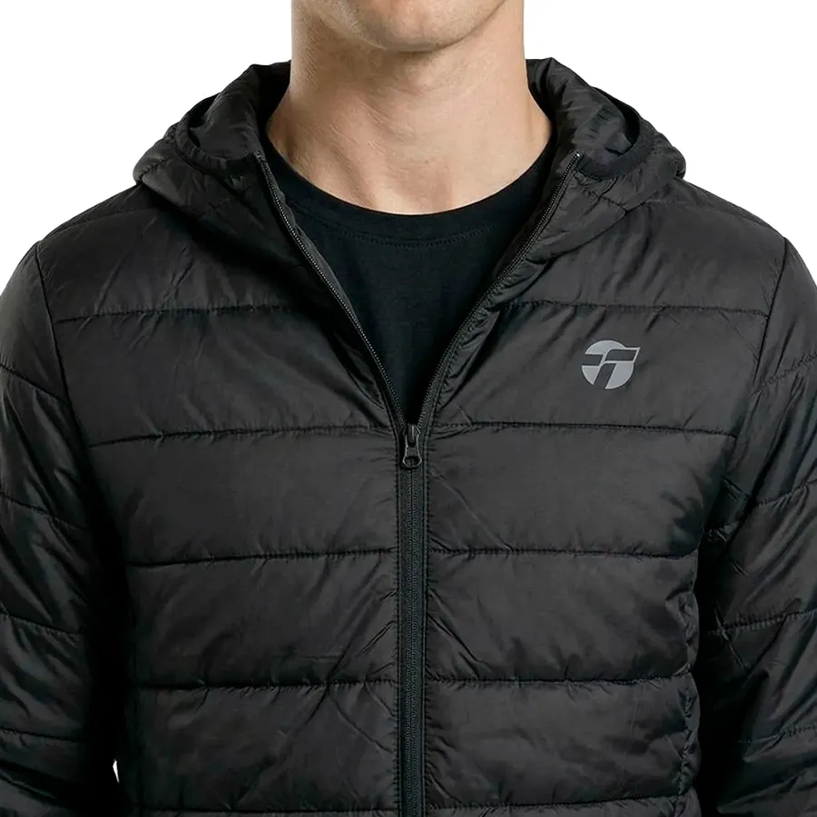 Imagen 2 de 4 de Campera Topper con capucha-NEGRO
