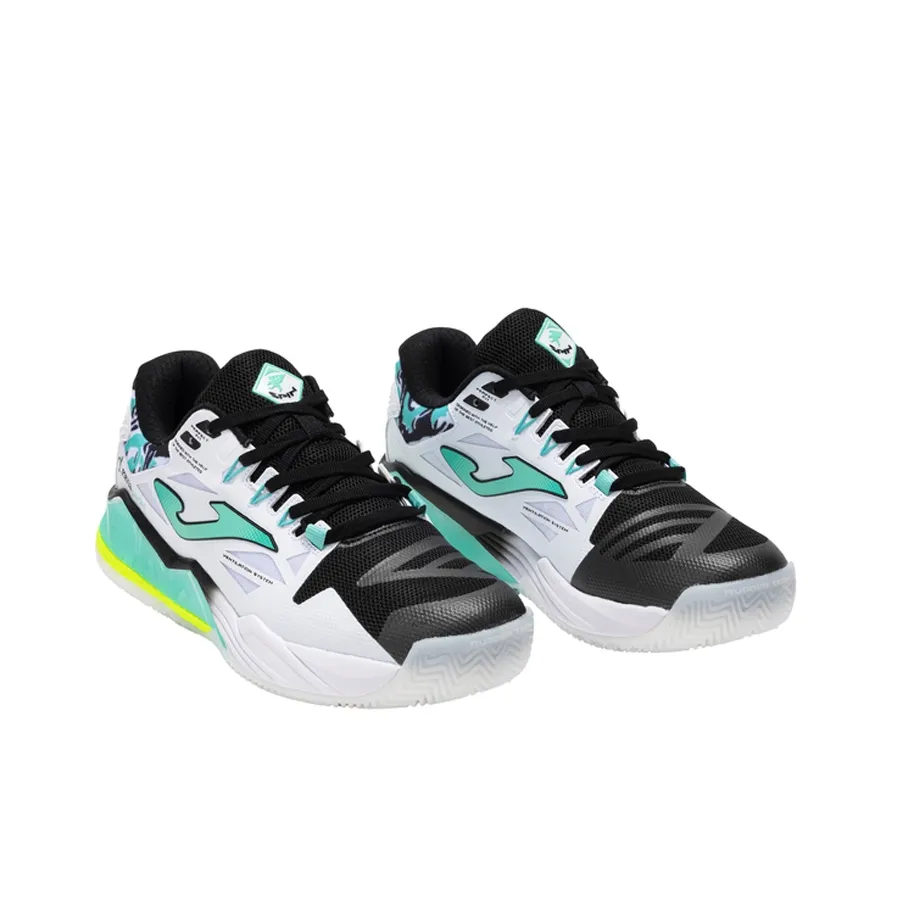 Imagen 1 de 4 de Zapatillas Joma Padel Spin-BLANCO/NEGRO/VERDE AGUA