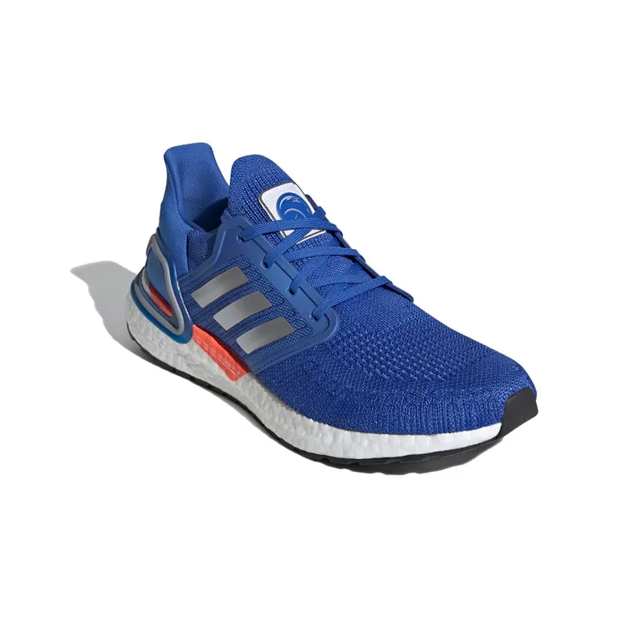 Imagen 3 de 6 de Zapatillas adidas Ultraboost 20-AZUL/PLATA