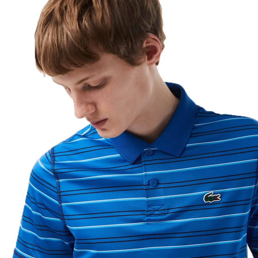 Imagen 4 de 5 de Remera Lacoste Golf-AZUL FRANCIA/CELESTE/BLANCO