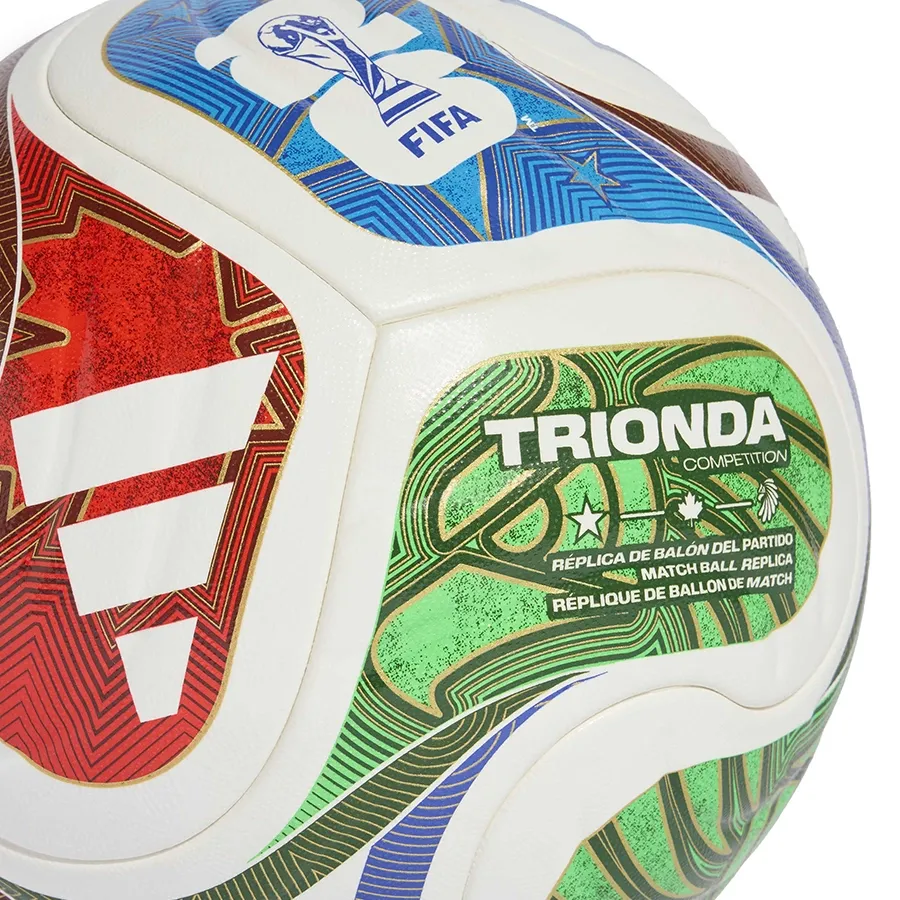 Imagen 3 de 5 de Pelota adidas de Competición Trionda Copa Mundial de la FIFA 26-BLANCO/AZUL/ROJO