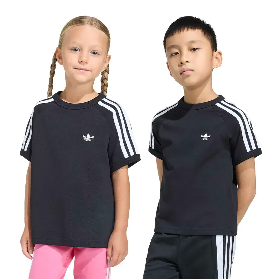Imagen 2 de 7 de Remera adidas originals 3 Tiras-NEGRO/BLANCO