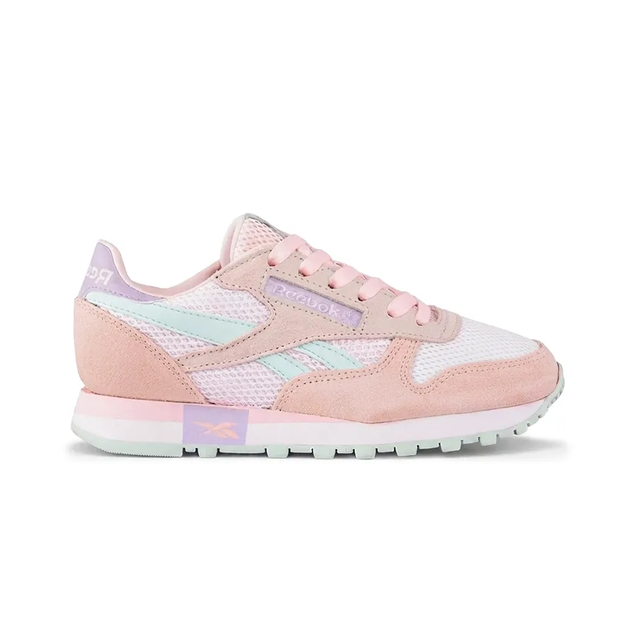 Imagen 0 de 4 de Zapatillas Reebok Classic Leather-GRIS/BLANCO/TURQUESA