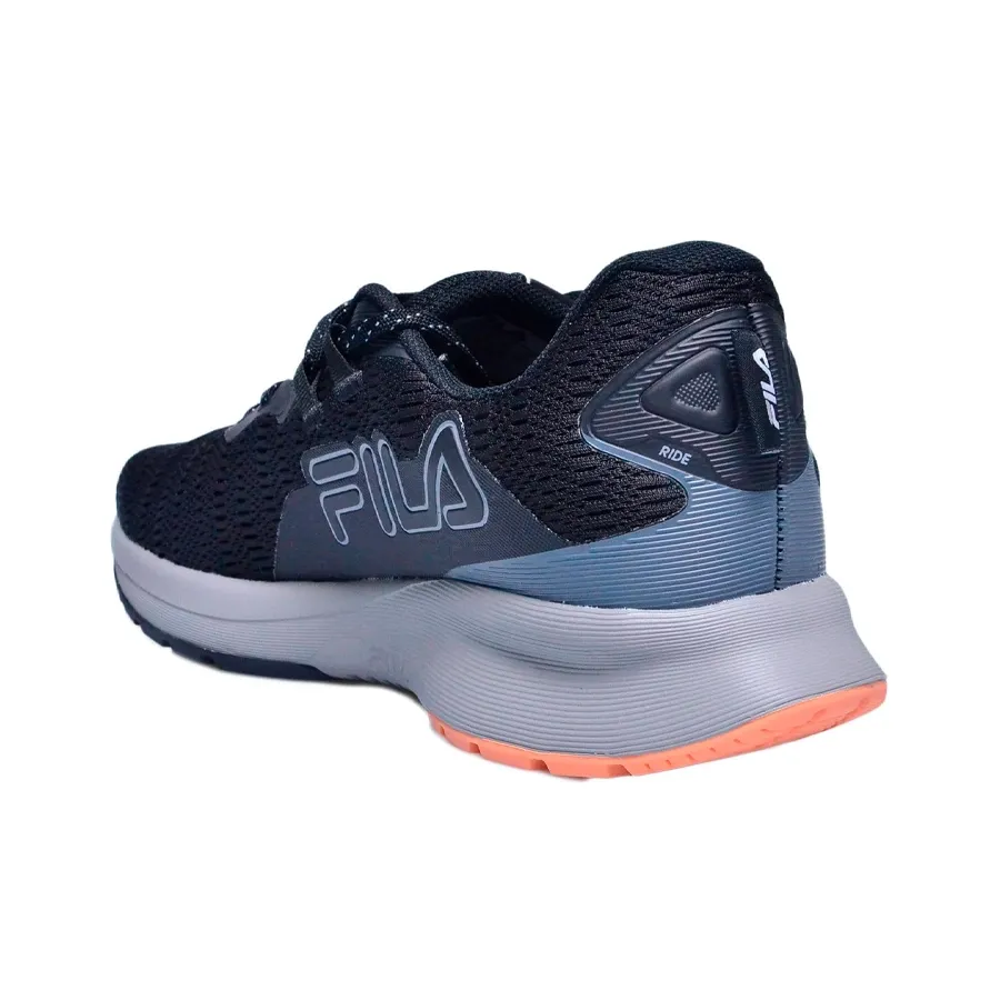 Imagen 1 de 4 de Zapatillas Fila Ride-NEGRO/GRIS/NARANJA