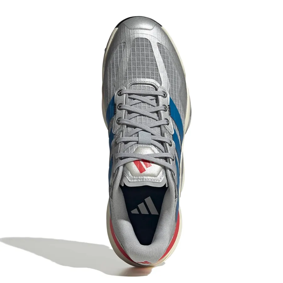 Imagen 3 de 7 de Zapatillas adidas Adipower Hockey 4-PLATA/AZUL/ROJO