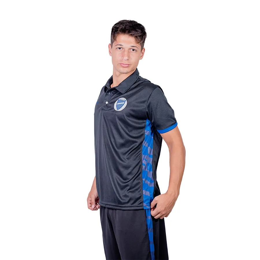 Imagen 1 de 2 de Remera Fiume Sport Polo Salida 23 Godoy Cruz-NEGRO/AZUL
