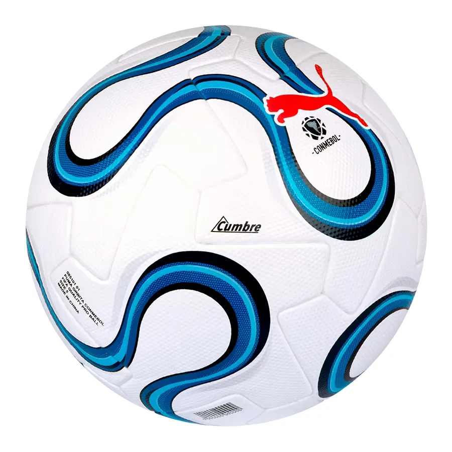 Imagen 1 de 2 de Pelota Puma Cumbre Conmebol-BLANCO/CELESTE/ROJO