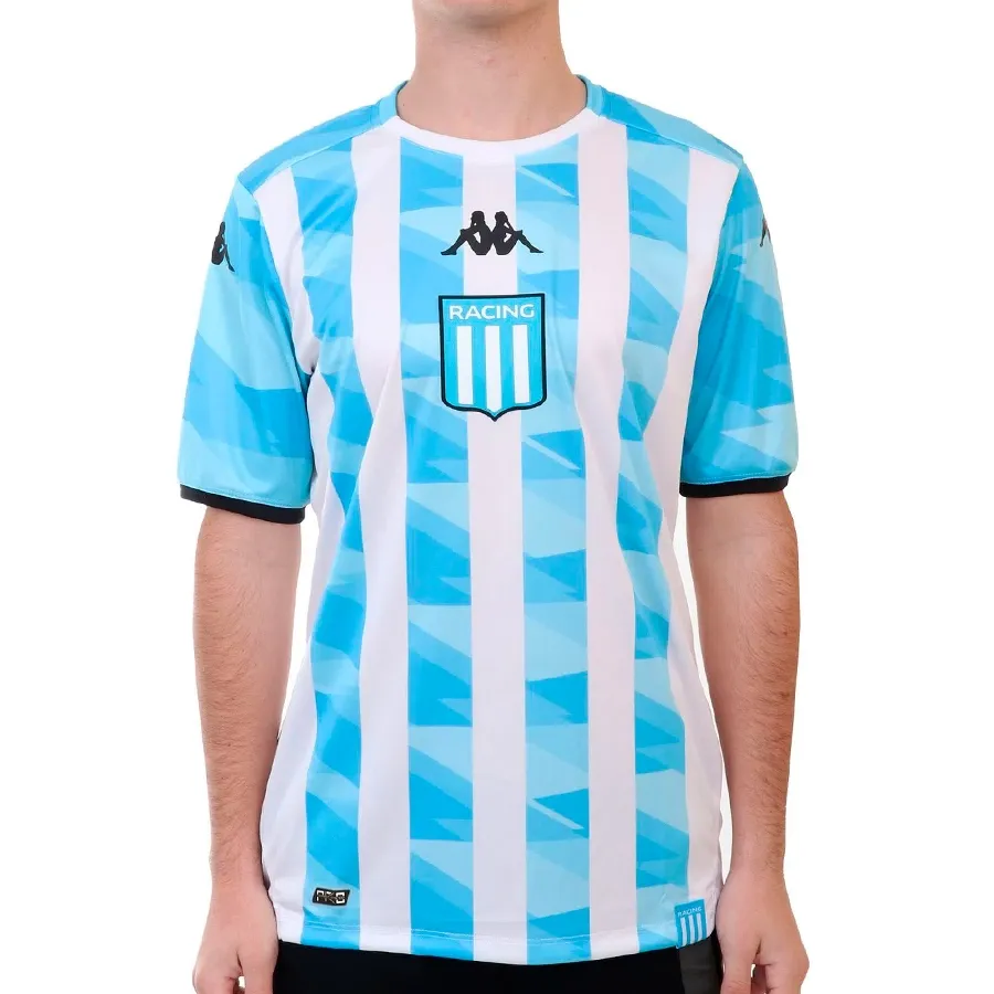 Imagen 0 de 4 de Camiseta Kappa Racing Club Pre Match 2022-BLANCO/CELESTE