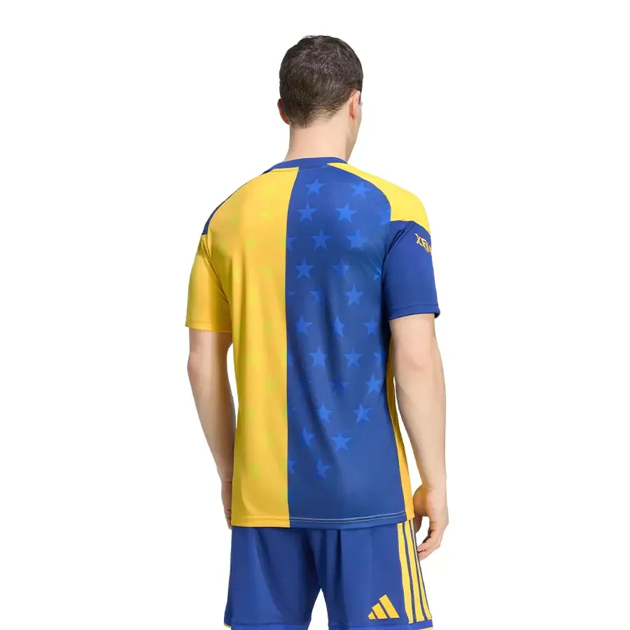 Imagen 1 de 6 de Camiseta adidas Pre-Partido Boca Juniors-AZUL/AMARILLO