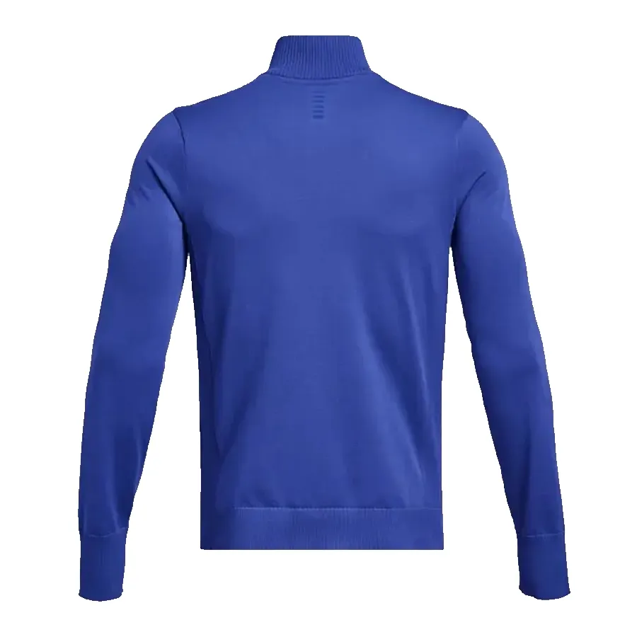 Imagen 4 de 5 de Campera Under Armour IntelliKnit Run ½ Zip-AZUL FRANCIA