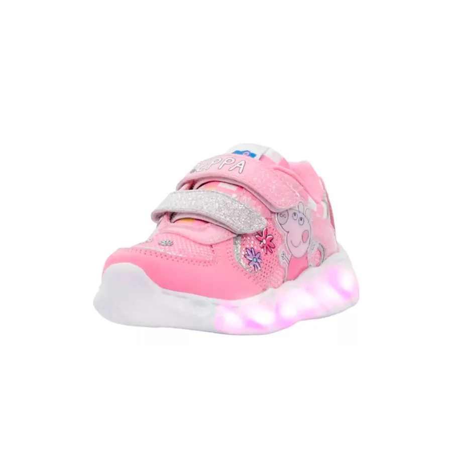 Imagen 2 de 3 de Zapatillas Footy Peppa Pig Pro-ROSA/PLATA/BLANCO