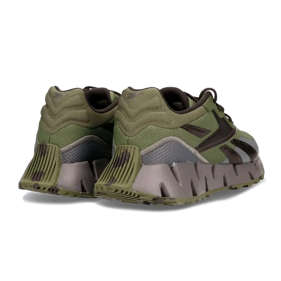 Imagen 2 de 5 de Zapatillas Reebok Zig Dynamica 4 Adventure-VERDE/GRIS/NEGRO
