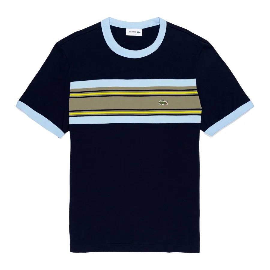 Imagen 0 de 2 de Remera Lacoste -MARINO/CELESTE/VERDE