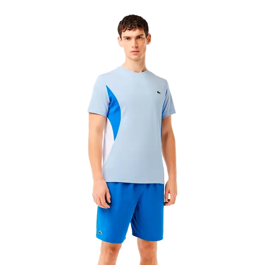 Imagen 0 de 4 de Remera Lacoste Sport De Tennis-CELESTE/AZUL FRANCIA