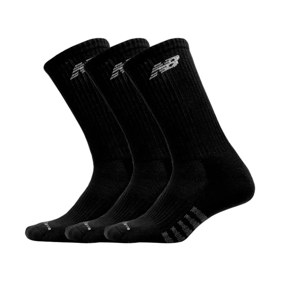 Imagen 0 de 1 de Medias New Balance Crew Pack x 3-NEGRO