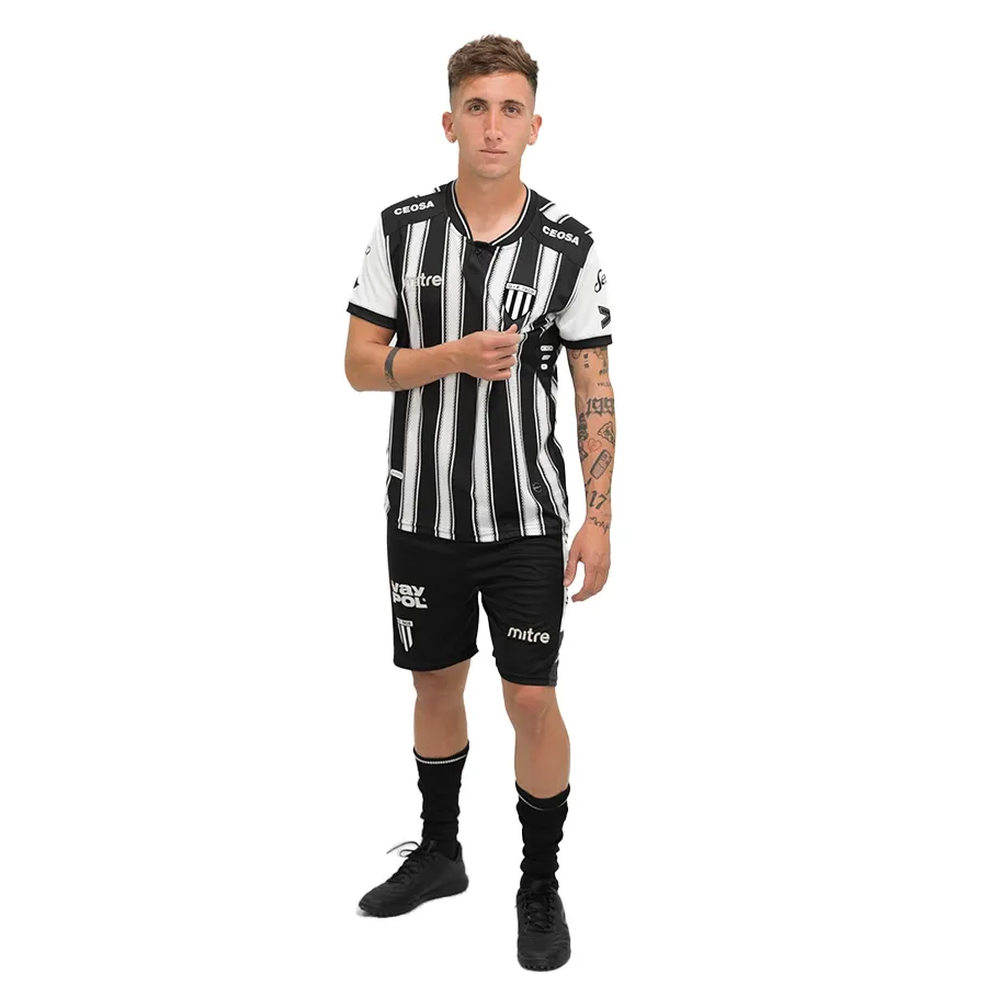 Imagen 1 de 9 de Camiseta Mitre Oficial Gimnasia y Esgrima 23-NEGRO/BLANCO