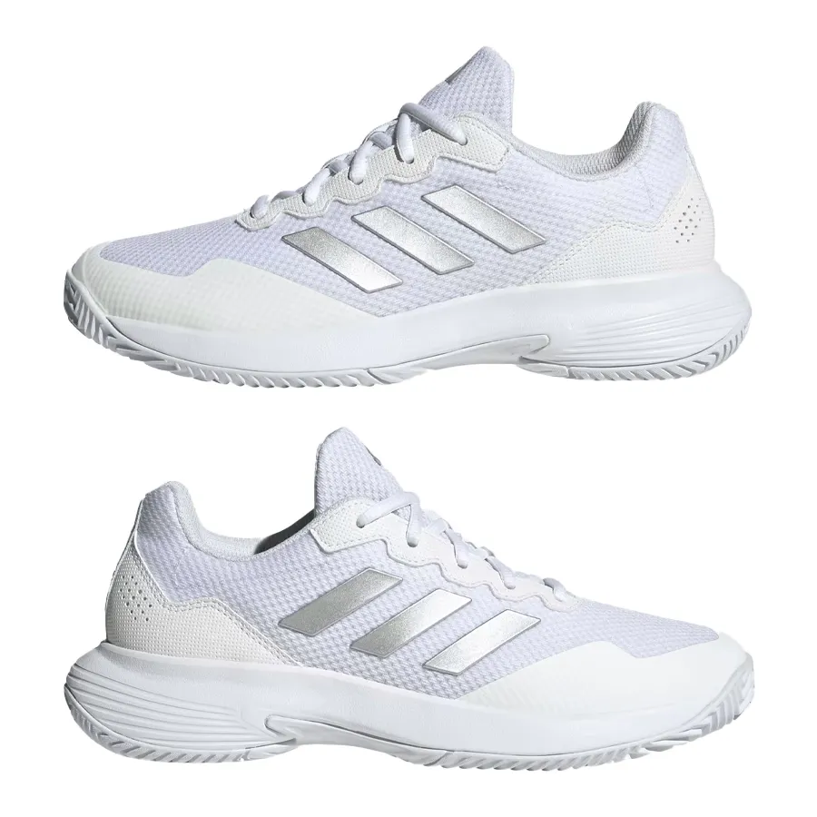 Imagen 4 de 9 de Zapatillas adidas Gamecourt 2-BLANCO/PLATA