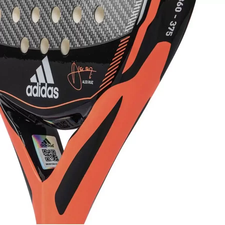 Imagen 1 de 3 de Paleta adidas Adipower Ctrl A 1.9 Cf-GRIS/NEGRO/NARANJA