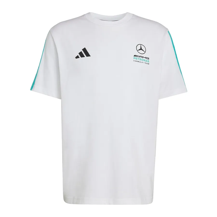 Imagen 2 de 5 de Remera adidas Mercedes-AMG Petronas-BLANCO/TURQUESA