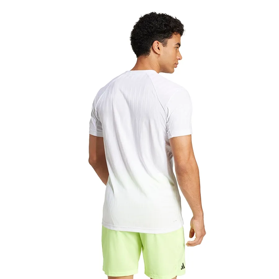 Imagen 1 de 4 de Remera adidas Tennis Climacool+ Airchill FreeLift-BLANCO