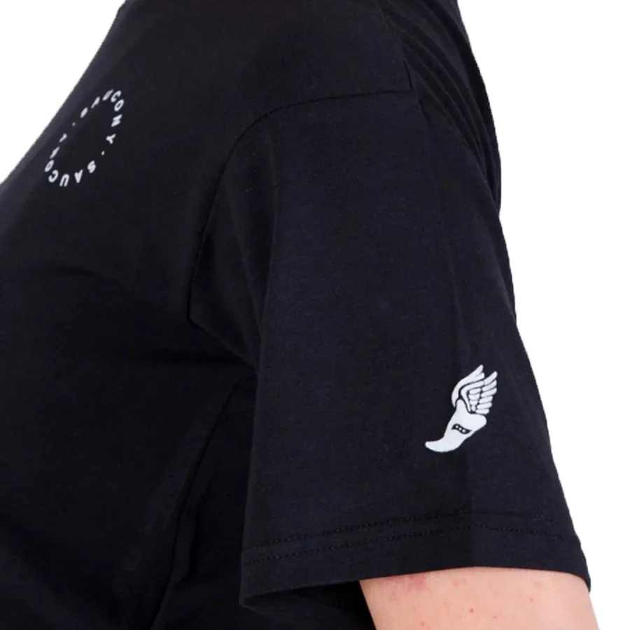 Imagen 2 de 4 de Remera Saucony Recovery Boxy-NEGRO