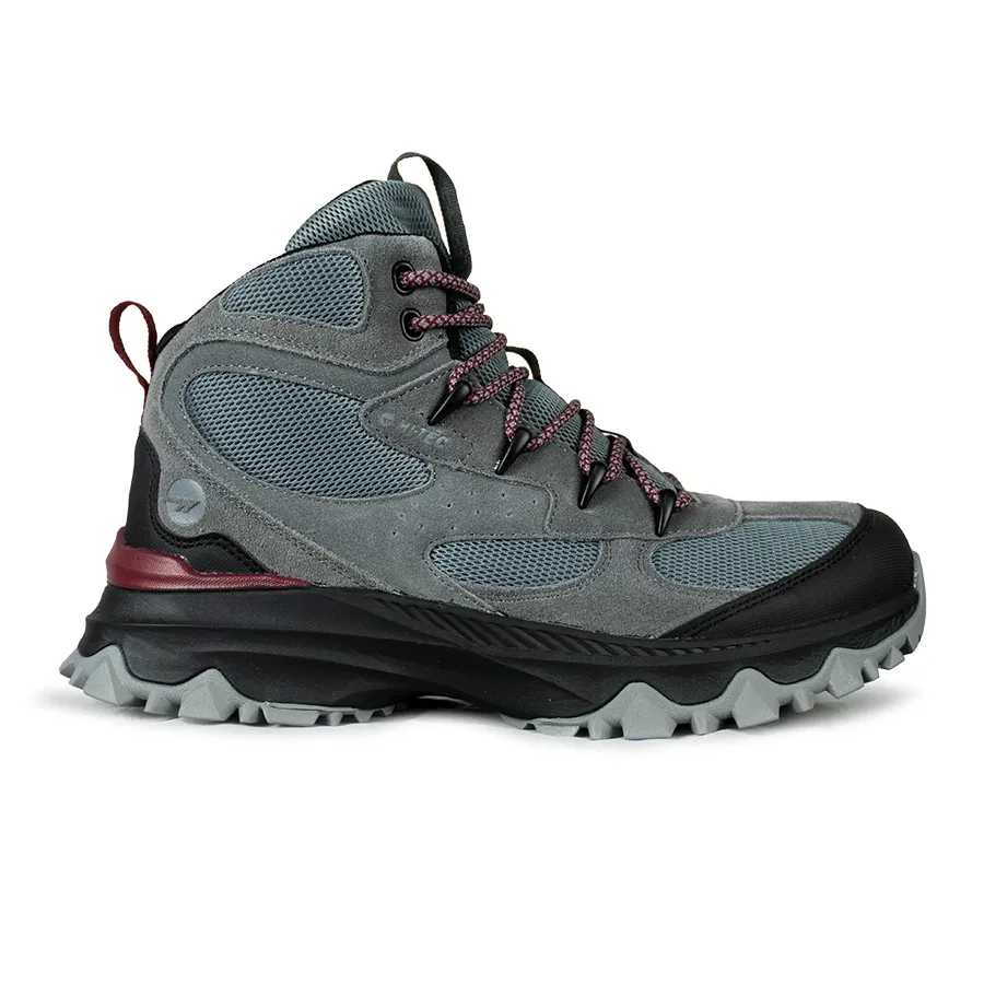 Imagen 0 de 7 de Zapatillas Hi-tec Copahue-GRIS/NEGRO/BORDO