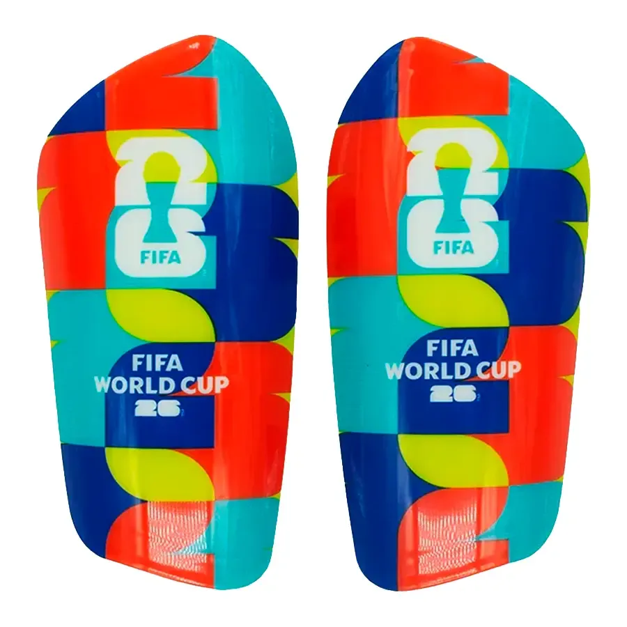 Imagen 0 de 3 de Canilleras DRB Fifa Mundial 2026-MARINO/TURQUESA/ROJO
