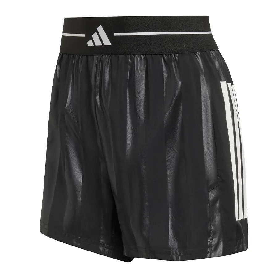 Imagen 2 de 5 de Short adidas Hyperglam 3 Stripes-NEGRO