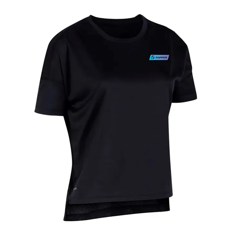 Imagen 0 de 3 de Remera Topper Running Up-NEGRO