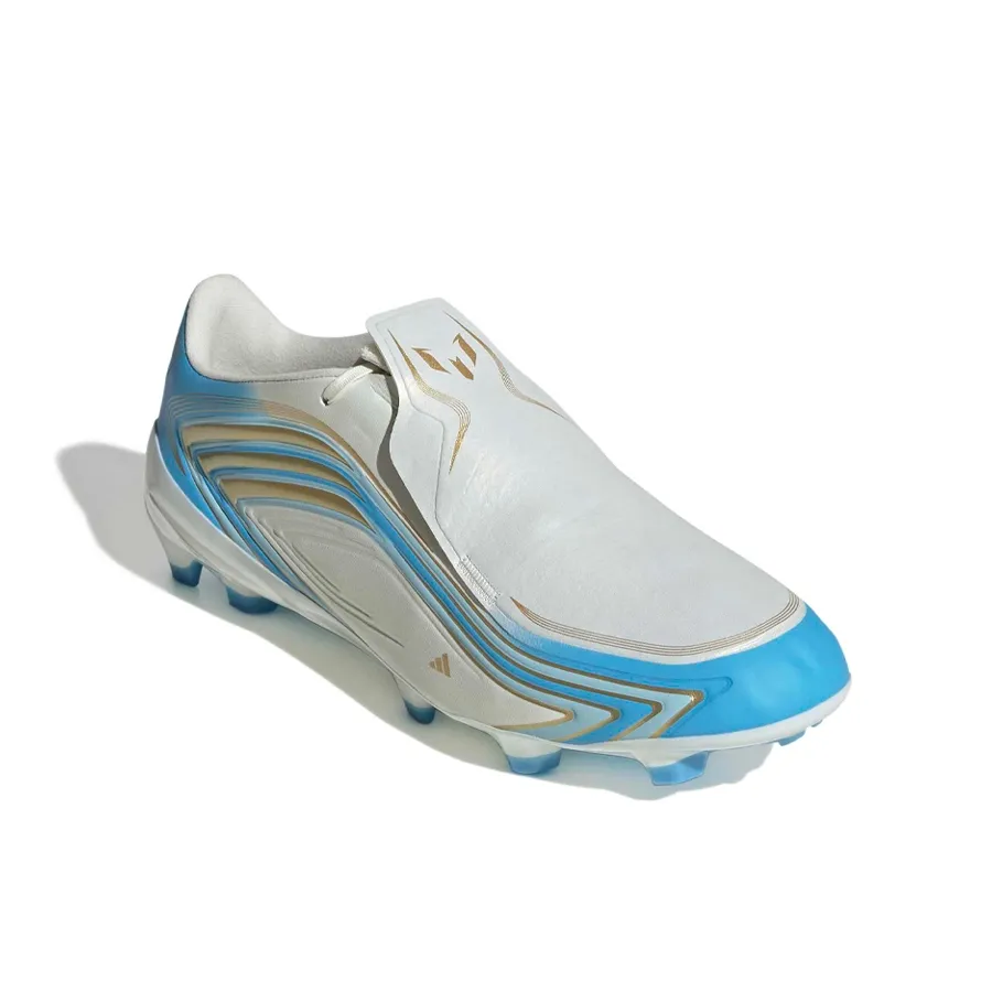 Imagen 1 de 7 de Botines adidas F50 Messi League Fg-BLANCO/CELESTE/DORADO