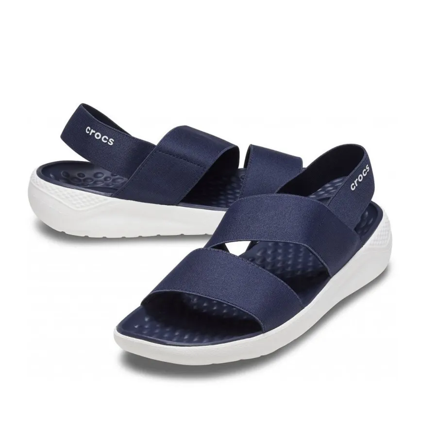 Imagen 1 de 4 de Sandalias Crocs Litsandal W-MARINO/BLANCO