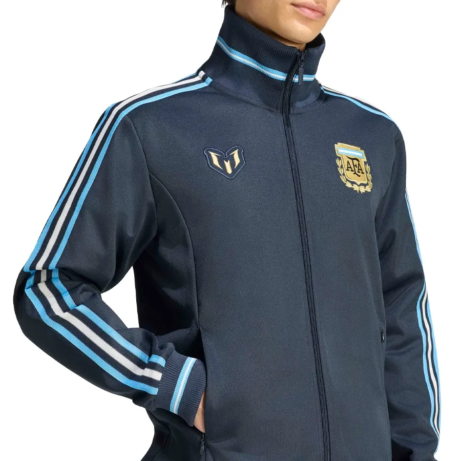 Imagen 3 de 5 de Campera adidas originals Deportiva Selección Argentina Messi 26-MARINO/CELESTE/BLANCO