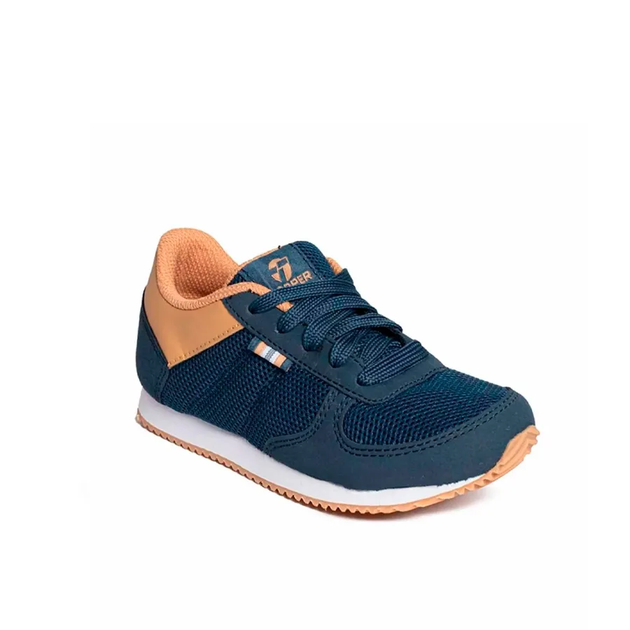 Imagen 2 de 5 de Zapatillas Topper T 350 Kids-AZUL/BEIGE