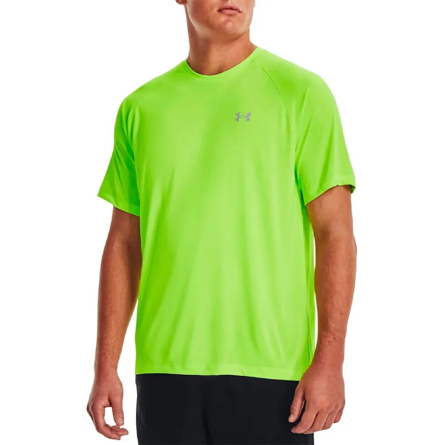 Imagen 2 de 4 de Remera Under Armour Tech Reflective-VERDE