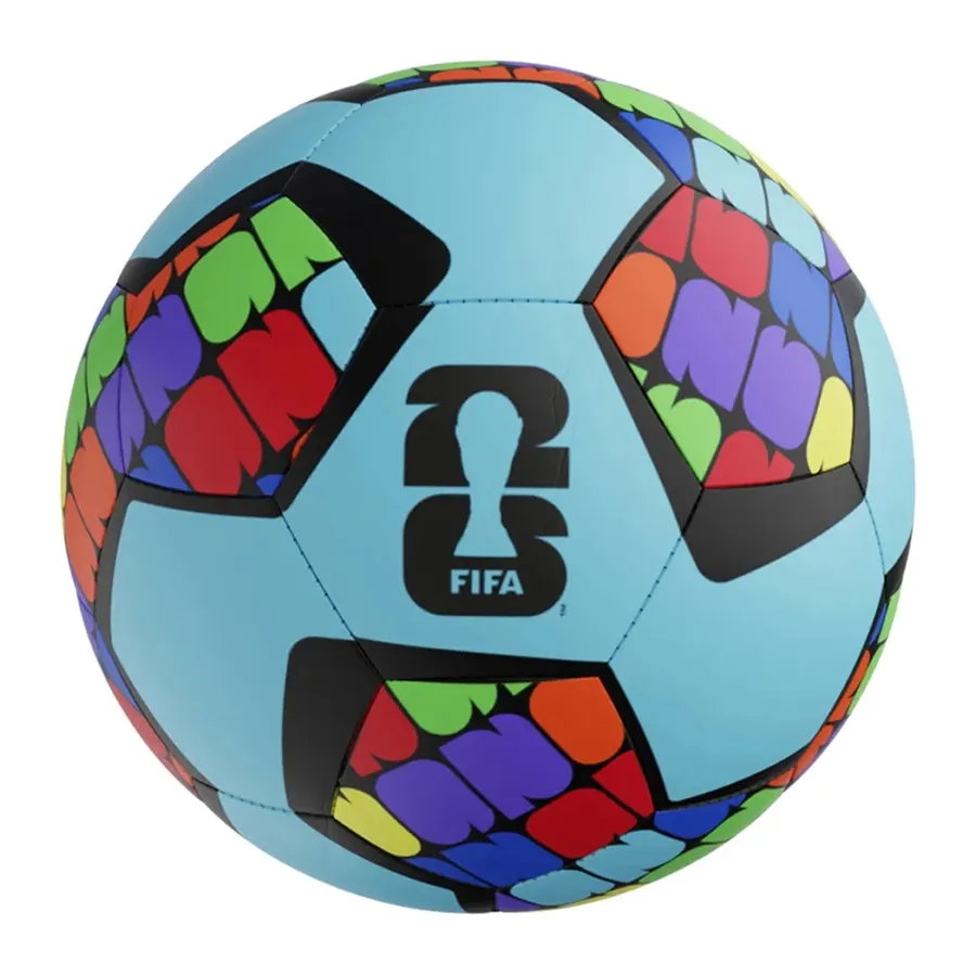 Imagen 0 de 3 de Pelota Dribling fifa mundial classic 2026-CELESTE/COLORES VARIOS