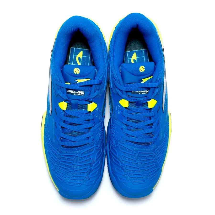Imagen 4 de 7 de Zapatillas Joma Tenis Roland-AZUL FRANCIA/PLATA/AMARILLO FLUOR