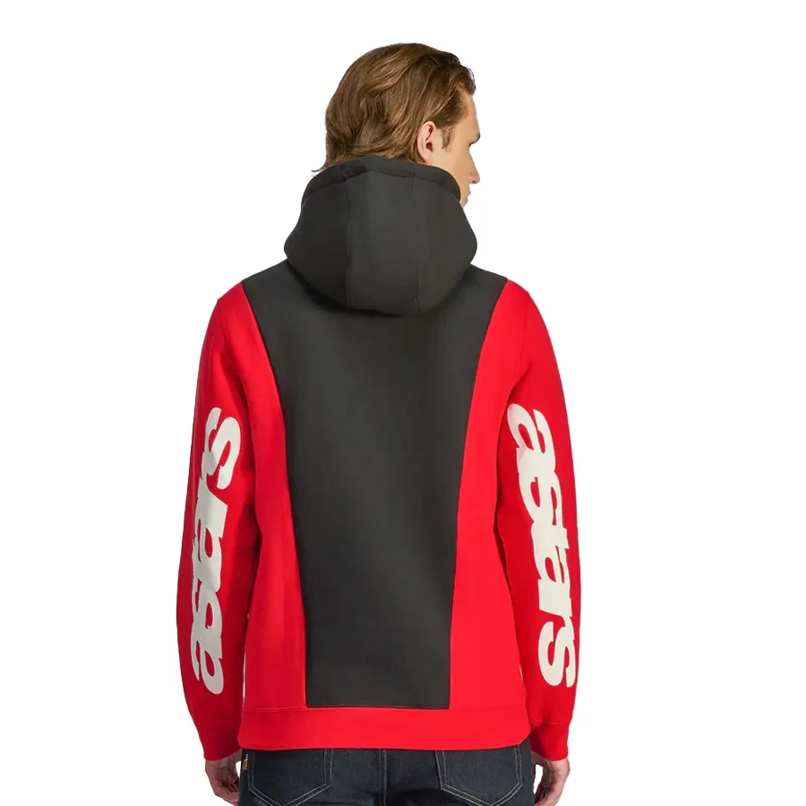 Imagen 1 de 5 de Buzo Alpinestars Ignite Hoodie-NEGRO/ROJO