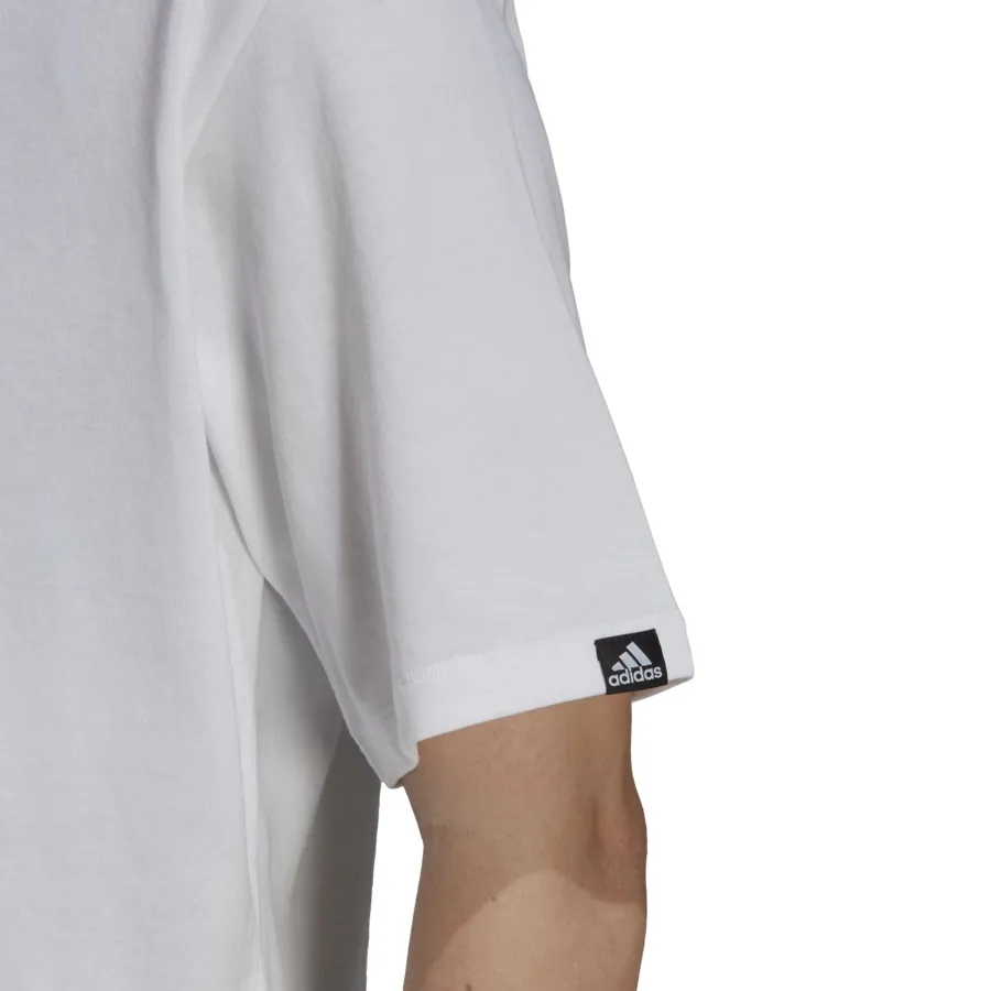 Imagen 4 de 6 de Remera adidas Estampada Don't let Anybody Stop-BLANCO/AQUA/NEGRO