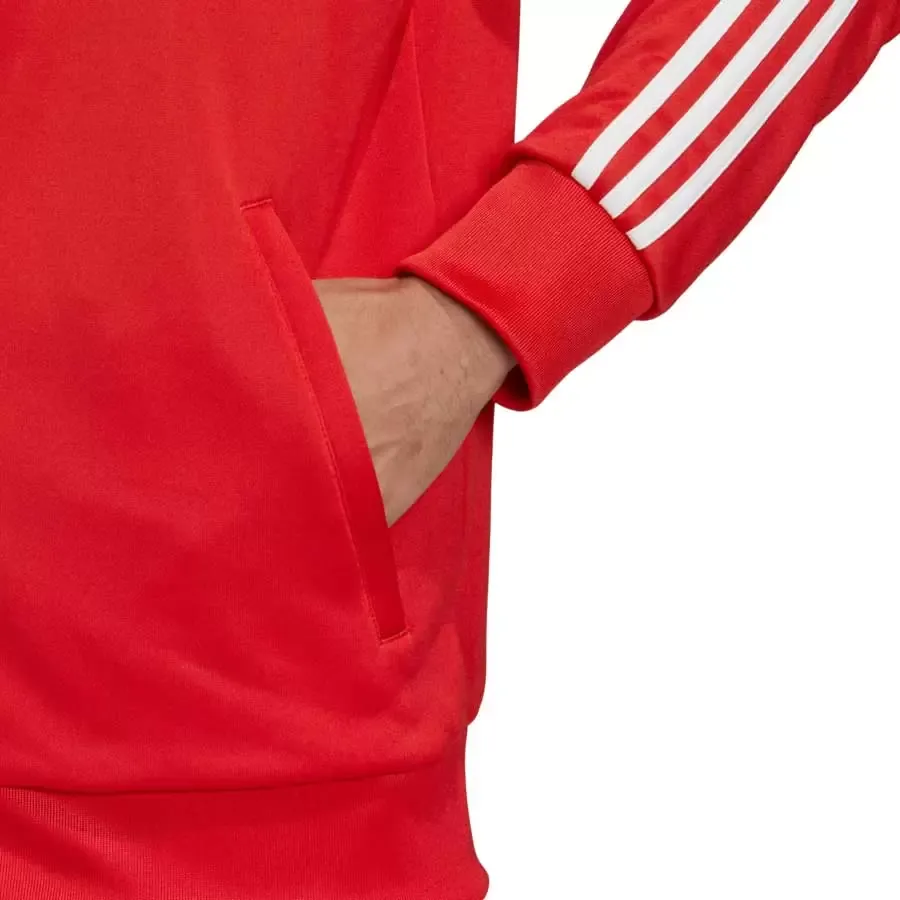 Imagen 4 de 5 de Campera adidas 3 Stripes Manchester United-ROJO/BLANCO