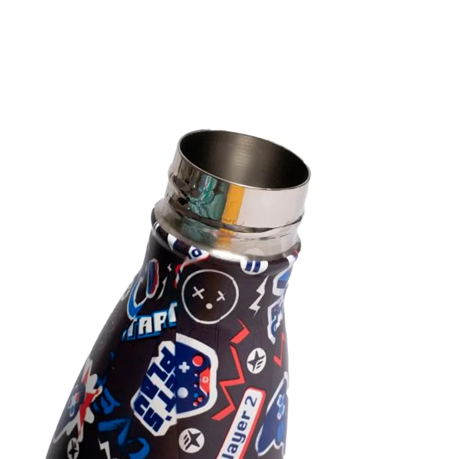 Imagen 1 de 2 de Botella Termica Footy 500ml-AZUL/NEGRO