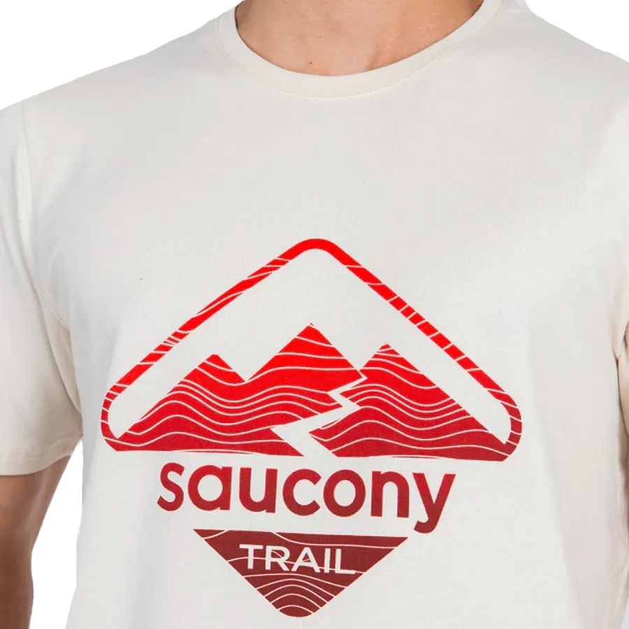 Imagen 2 de 4 de Remera Saucony Recovery Trail-CRUDO/ROJO
