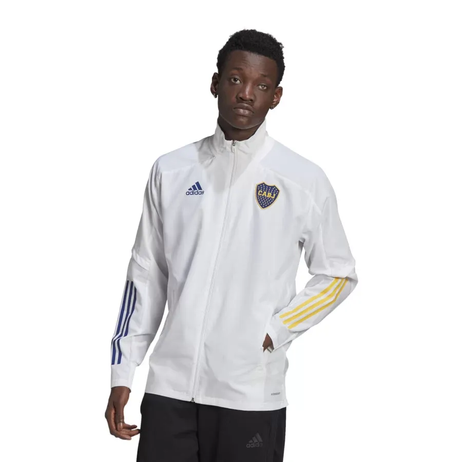 Imagen 0 de 5 de Campera adidas Presentación Boca Juniors-BLANCO