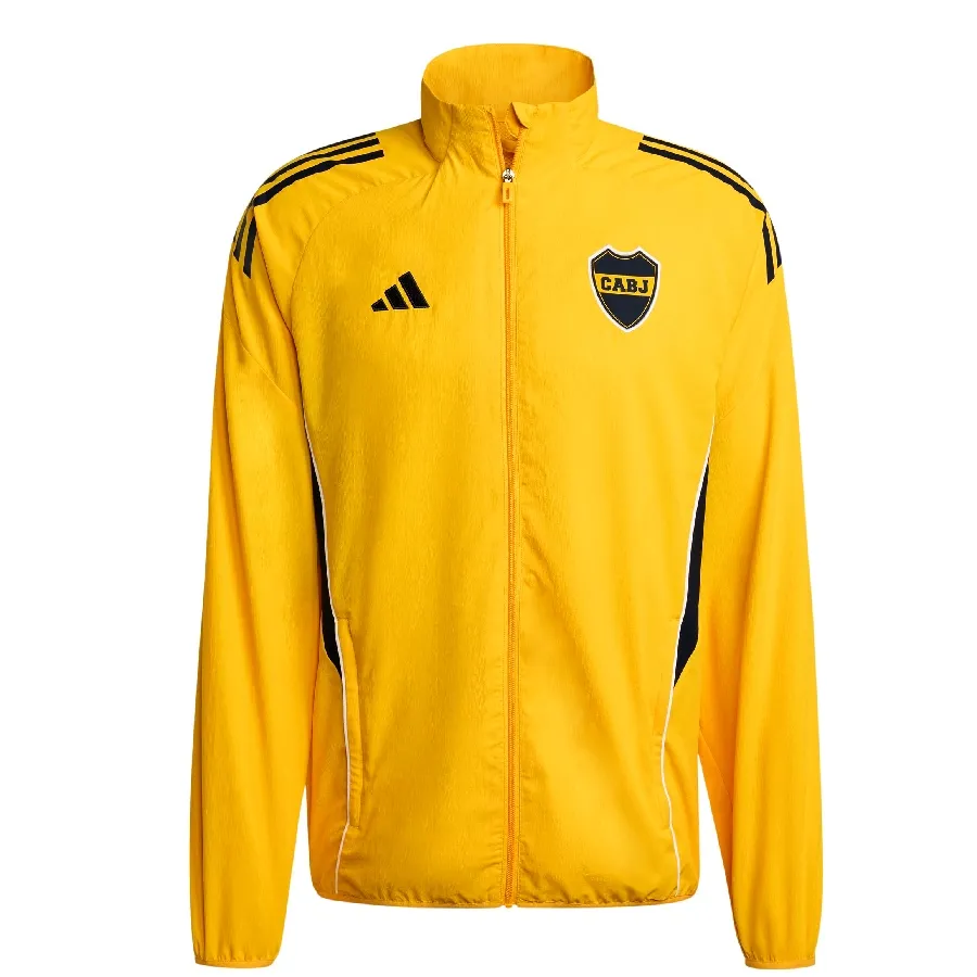 Imagen 2 de 5 de Campera adidas Presentación Boca Juniors Tiro 25 Competition-AMARILLO/MARINO