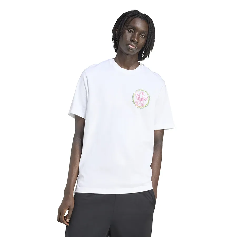 Imagen 0 de 4 de Remera adidas originals Graphic Trifolio Series-BLANCO